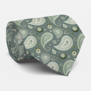 Green, elegant tie