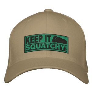 Green *EMBROIDERED* Keep It Squatchy! - Bobo's Embroidered Hat