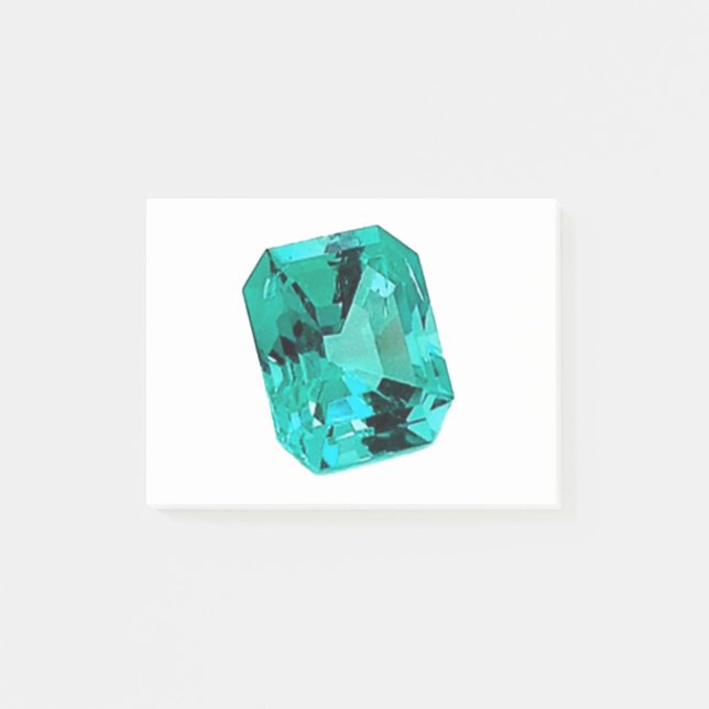 Green Emerald Post-it Notes (Front)