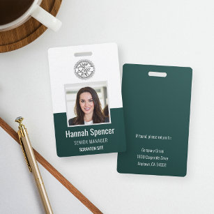 Green   Employee Photo ID Company Security ID Badge