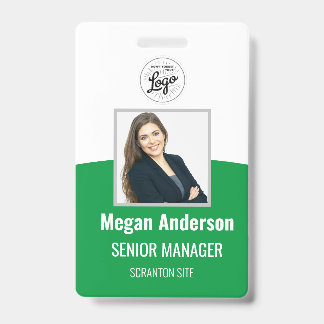 Green Energy Personalised Employee Photo ID Badge