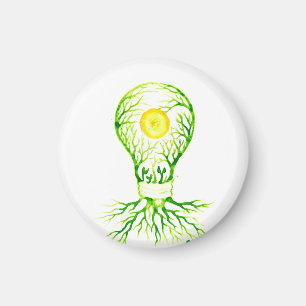 Green energy poster canvas print postcard ceramic magnet