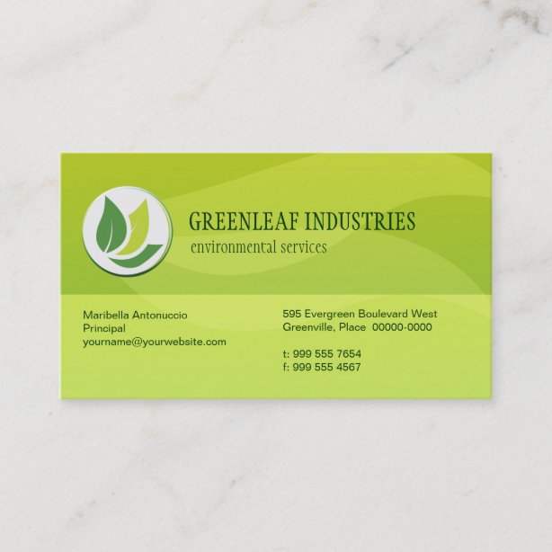 Environment Environmental Business Cards Zazzle AU