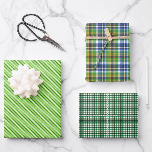 Green Envy  Wrapping Paper Sheet (Front)