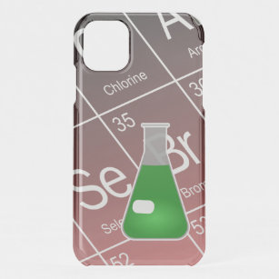 Green Erlenmeyer (Conical) Flask Chemistry iPhone 11 Case