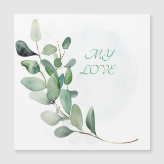 Green Eucalyptus Leaves