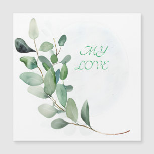 Green Eucalyptus Leaves
