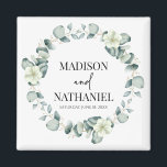 Green Eucalyptus Leaves Greenery Botanical Wedding Magnet<br><div class="desc">These are Green Eucalyptus Leaves Greenery Botanical Wedding Magnet!</div>