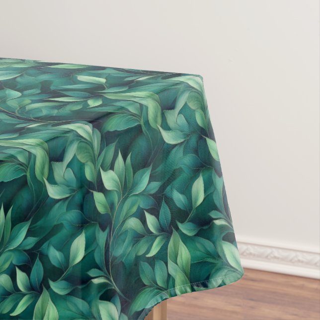 Green Eucalyptus Leaves Tablecloth (In Situ)
