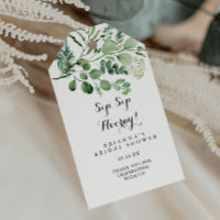 Green Eucalyptus Sip Sip Hooray Bridal Shower