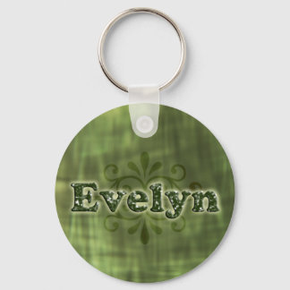 Green Evelyn Key Ring