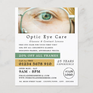 Green Eye, Optician, Technical Practitioner Flyer