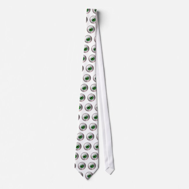 Green Eyeball Tie (Front)