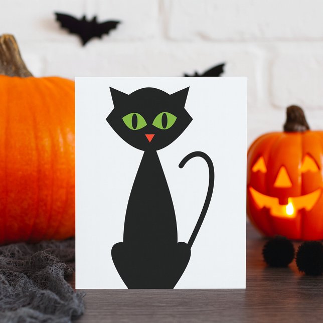 Green Eyed Black Cat Invitation (Creator Uploaded)