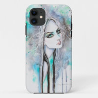 Green Eyed Ghost Gothic Girl Fantasy Art