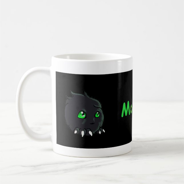 Green Eyed Monster Coffee Mug (Left)