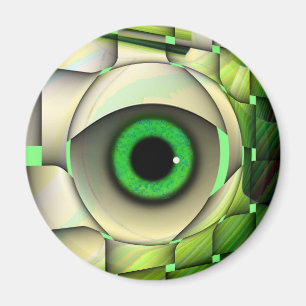 Green Eyed Monster Magnet