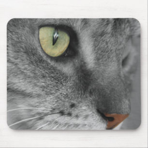 Green Eyes Mouse Pad