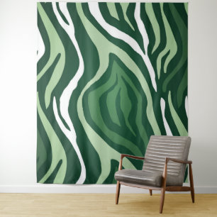 Green fabric Pattern Design Tapestry