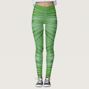 Green fabric pattern Ratti_Creative_Arts Leggings