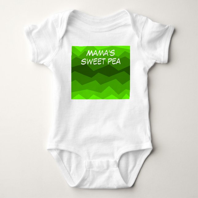 Green Fade  Baby Bodysuit (Front)