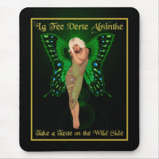 Green Fairy Absinthe Mouse Pad