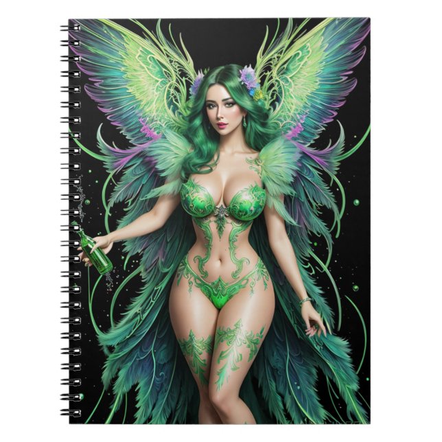 Green Fairy: Absinthe Notebook (Front)