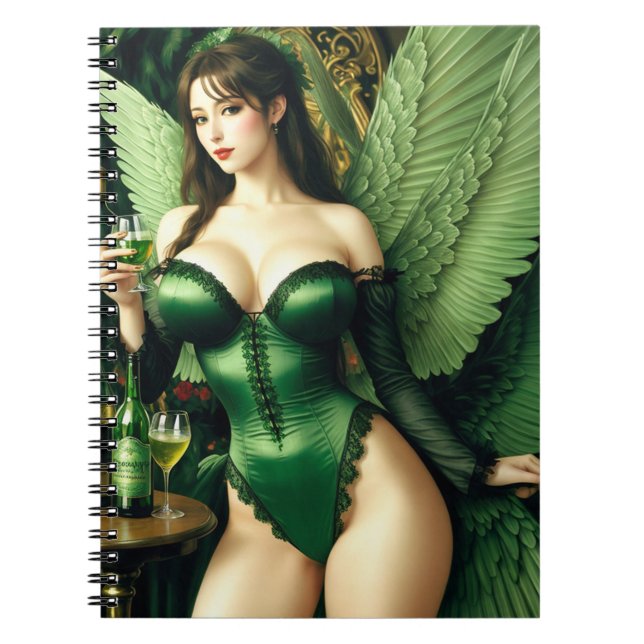 Green Fairy: Absinthe Notebook (Front)