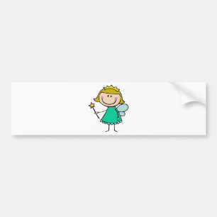 Green Fairy Bumper Sticker
