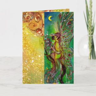 GREEN FAIRY HOLIDAY CARD