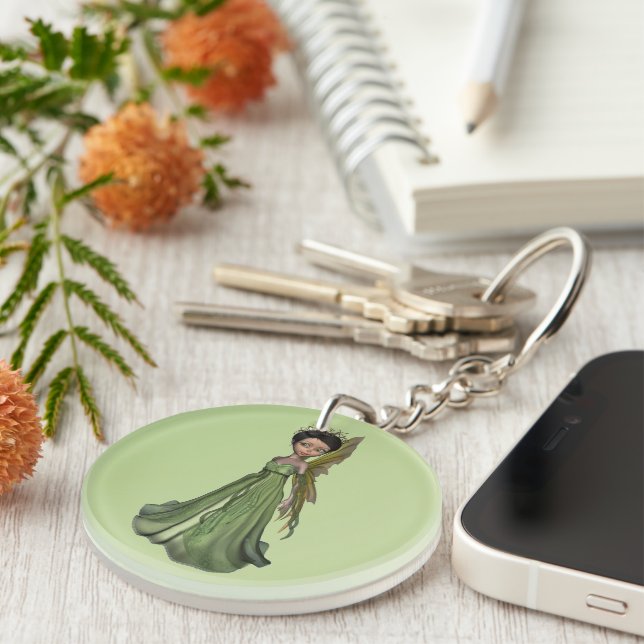 Green Fairy Key Ring (Front Right)