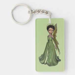Green Fairy Key Ring