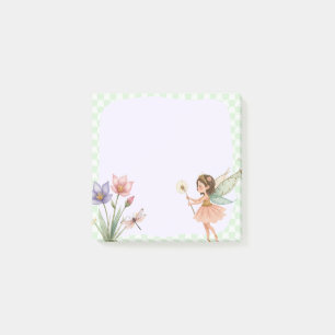 Green Fairy Memo Pad – Enchanting Note-Taking Post-it Notes