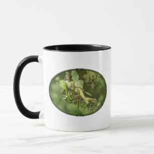 Green Fairy Splashy Collage II Mug
