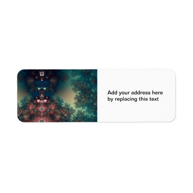 Green Fairy Tale Return Address Label (Front)