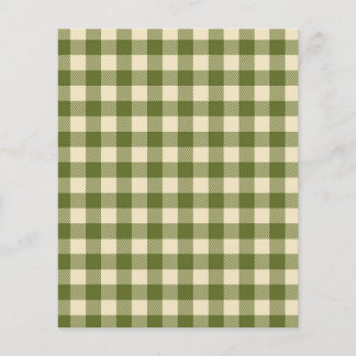 green fall plaid patterned paper