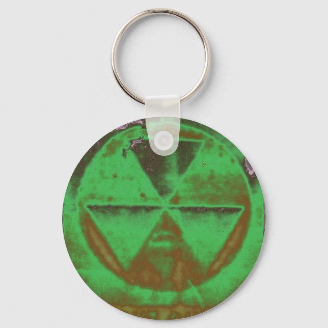 green Fallout Key Ring (Front)