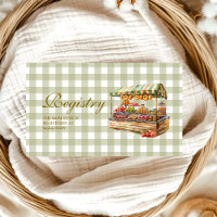 Green Farmers Market Baby Shower Registry