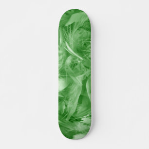 Green Feathers Skateboard