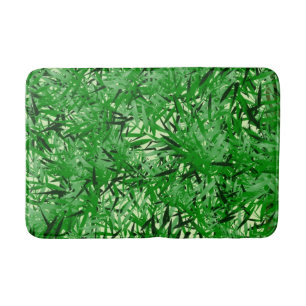 Green Fern Bath Mat
