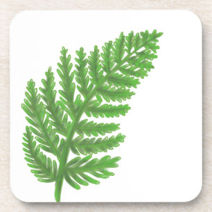 Green Fern Coaster