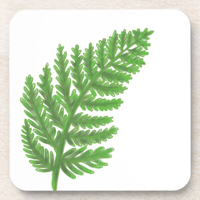Green Fern Coaster (Front)