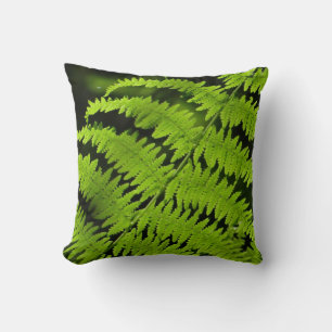 Green fern cushion