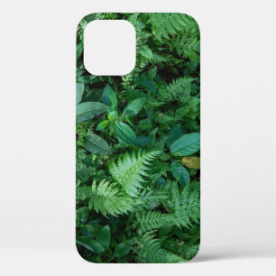 Green Fern Grass Foliage Texture iPhone 12 Case