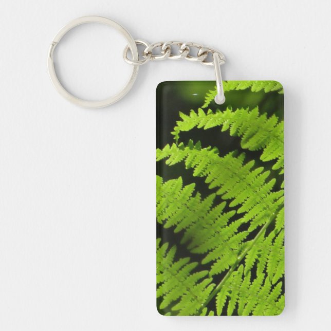 Green fern key ring (Front)