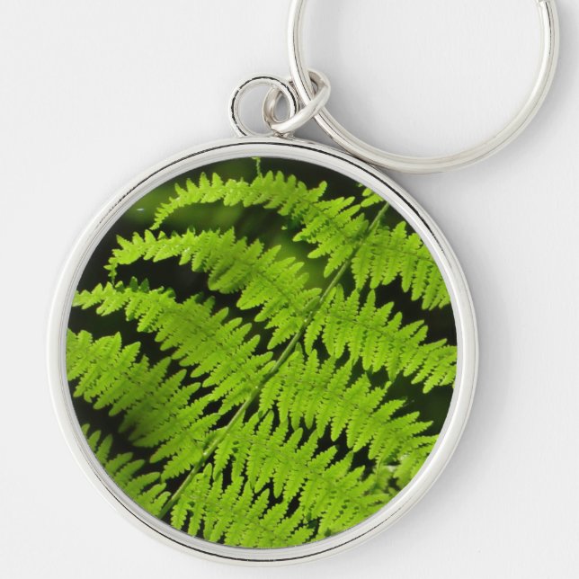 Green fern key ring (Front)