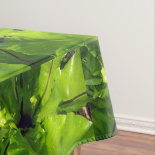 Green Fern Leaves, Tablecloth