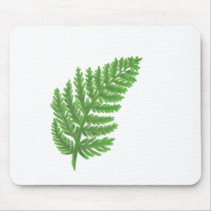Green Fern Mouse Pad