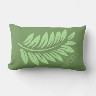 Green Fern Outdoor Pillow