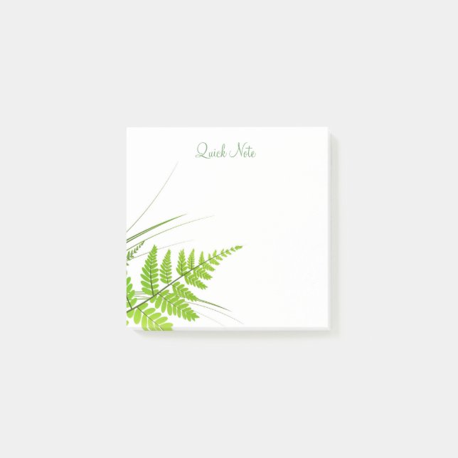 green ferns post-it notes (Front)